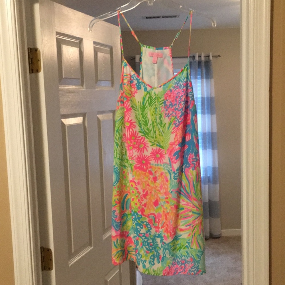 Lilly Pulitzer Lela silk slip dress